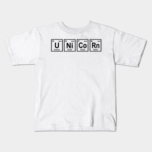 Chemical Unicorn. Chemistry Funny Gift. Kids T-Shirt